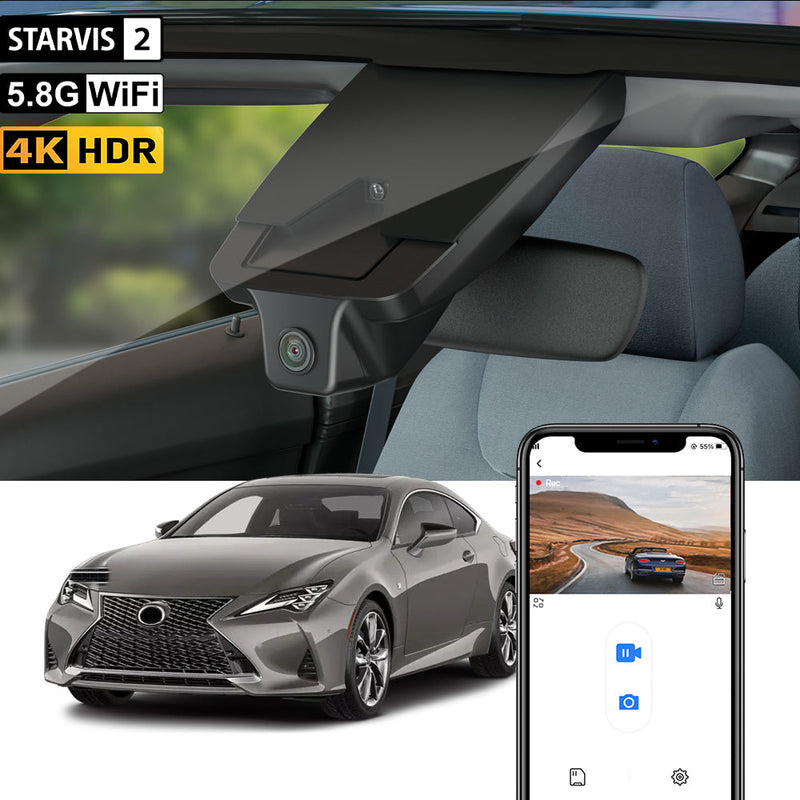FITCAMX Dashcam für Lexus RC 300, RC 350 und RC F 2018-2025