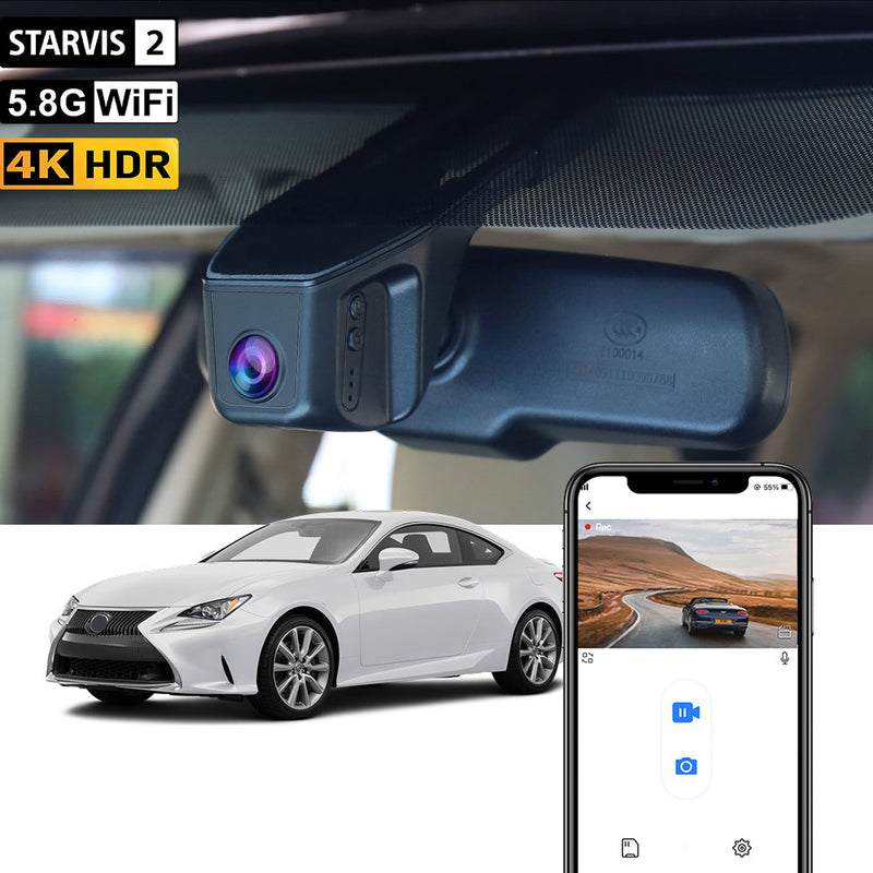 FITCAMX Dashcam für Lexus RC 300, RC 350 und RC F 2014-2017