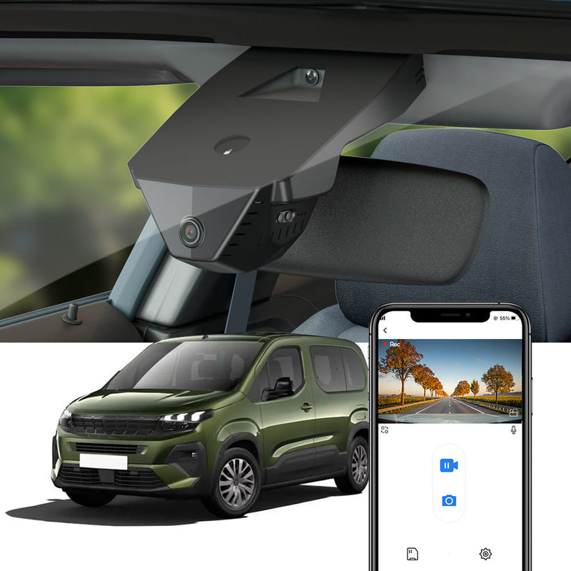 FITCAMX Dashcam für Peugeot Rifter 2024 2025
