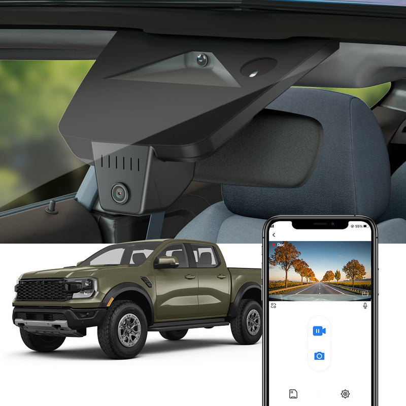 FITCAMX Dashcam für Ford Ranger (2024-2026, 5. Generation) Wildtrak, Raptor