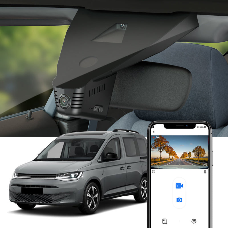 FITCAMX Dashcam für Volkswagen VW Caddy 2021-2026