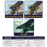 FITCAMX Dashcam für Ford F-150 (2013-2020) Ford F-250 F-350(2011-2025)