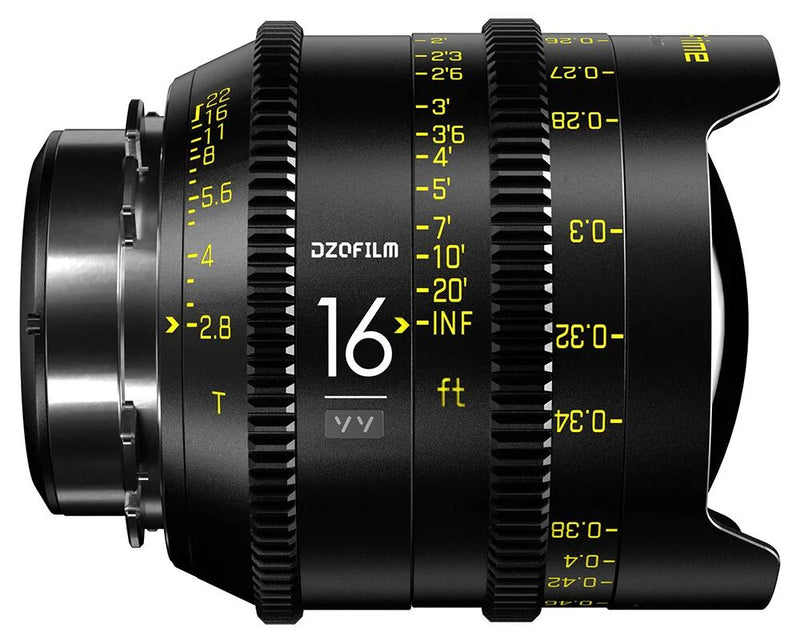 DZOFILM Vespid Prime 16mm T2.8 for PL/EF Mount (VV/FF)