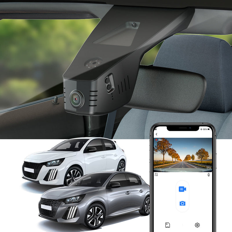 FITCAMX Dashcam für Peugeot 208, e-208 2020 - 2025