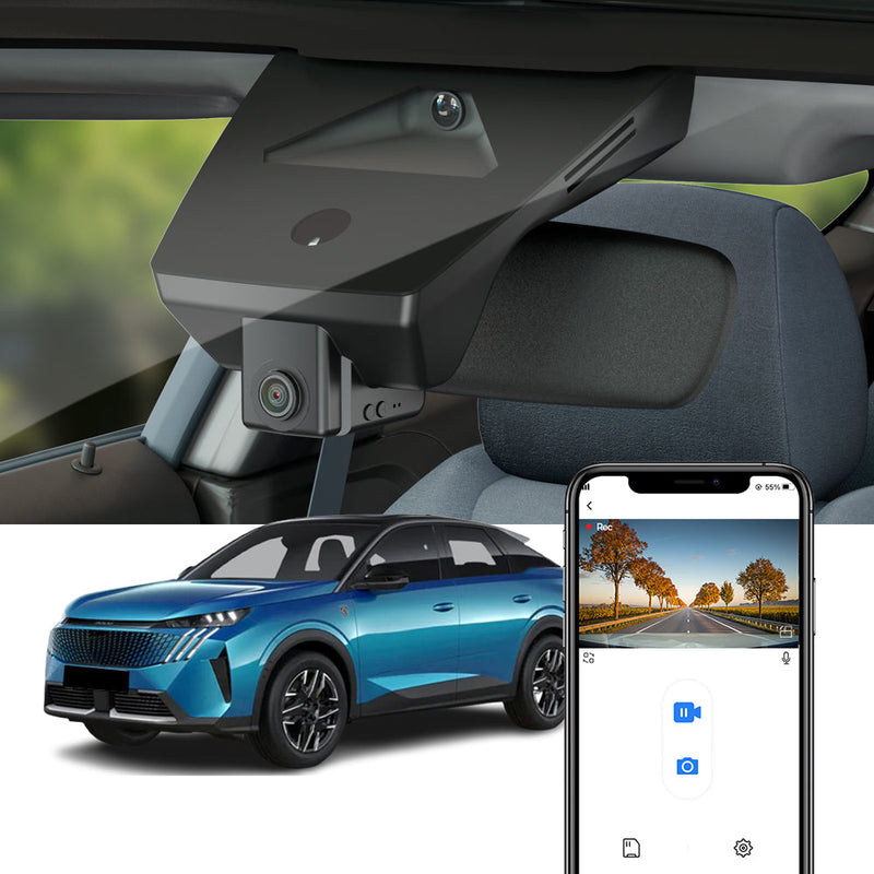 FITCAMX Dashcam für Peugeot e3008, 3008 Hybrid 2024-2026