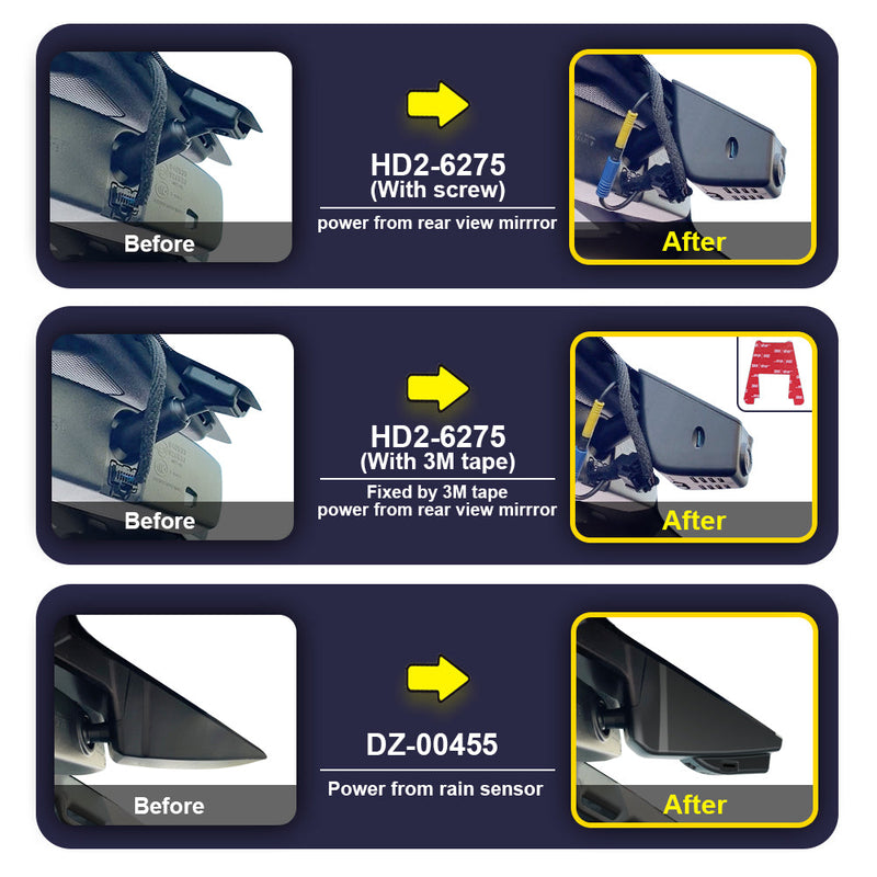 FITCAMX Dashcam für Ford F-150 (2013-2020) Ford F-250 F-350(2011-2025)