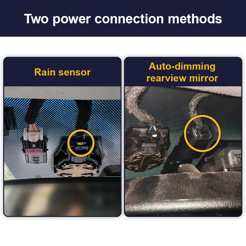 FITCAMX Dashcam für Kia Rio 2017-2020, Kia Stonic 2017-2021 (Spiegelabdeckung Teilenummer 96005-H8000)