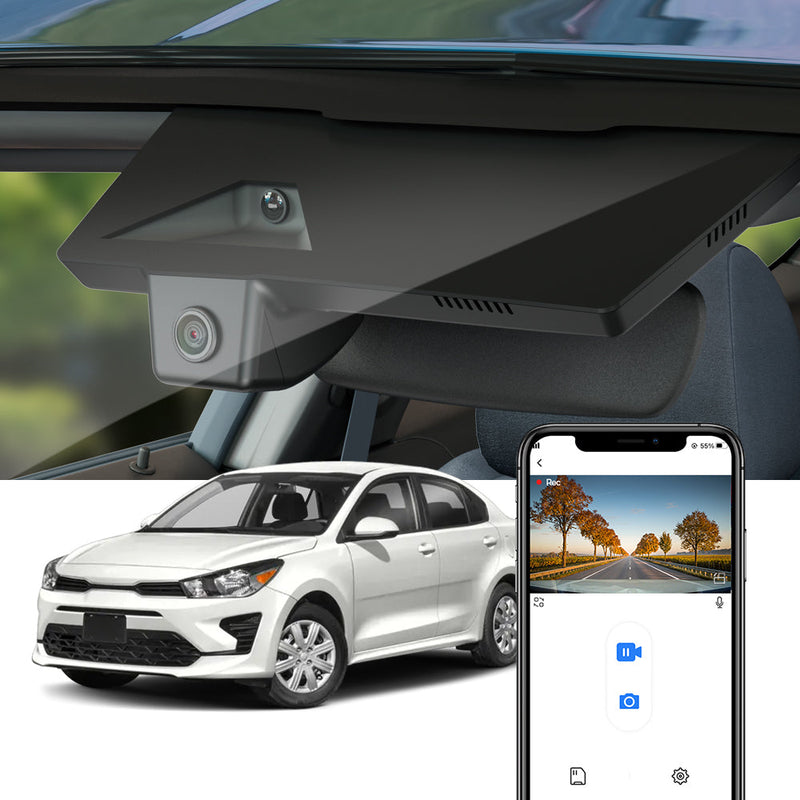 FITCAMX Dashcam für Kia Rio 2021 - 2023 (Spiegelabdeckung Teilenummer 96005-H8500)
