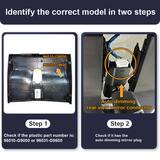 FITCAMX Dashcam für Genesis G70 2018-2025