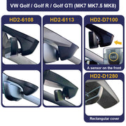 FITCAMX Dashcam für Volkswagen Golf