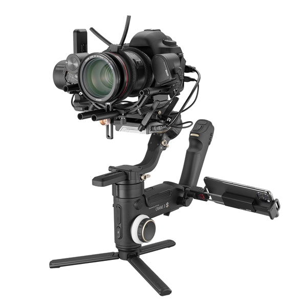 Zhiyun Crane 3S Pro - 3-Achsen-Gimbal-Stabilisator mit umfangreichem Zubehörpaket