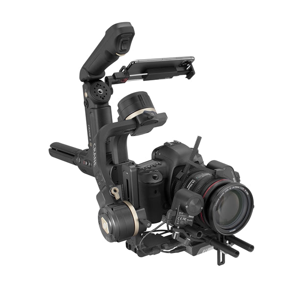Zhiyun Crane 3S Pro - 3-Achsen-Gimbal-Stabilisator mit umfangreichem Zubehörpaket